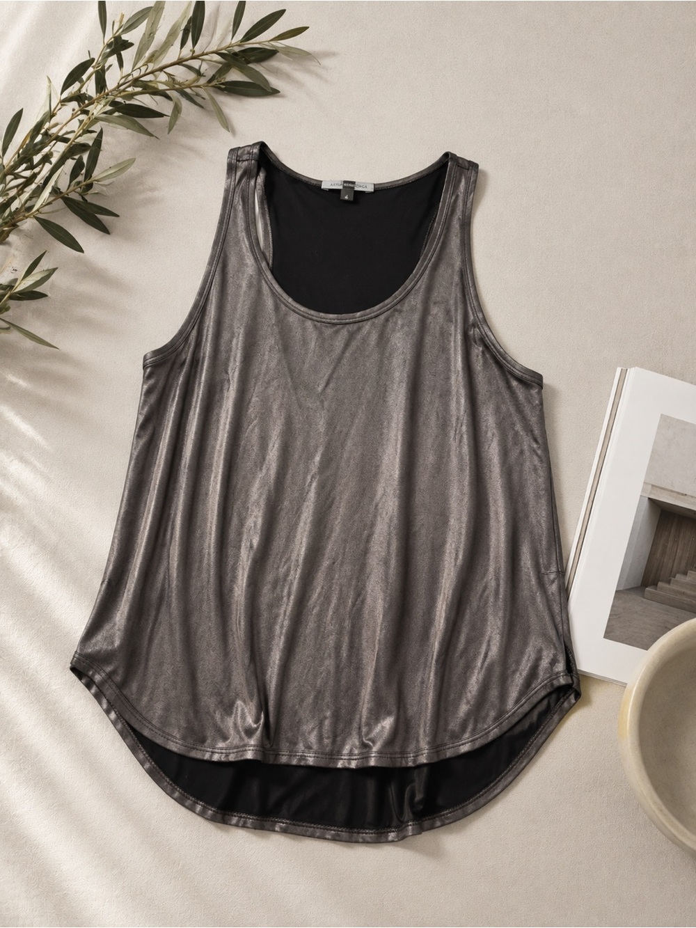 Arthur Mendonça Layered High Low Tunic Top Made in Canada Size 4